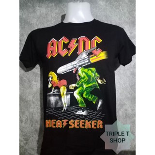 เสื้อยืดคอกลม สกรีนลาย ACDC (รหัส 06)