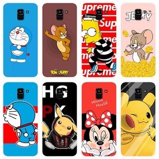 เคสสำหรับ Samsung Galaxy J6 2018 Case Silicone Back Cover Soft Casing Samsung J6 2018 GalaxyJ42018 cartoon TPU เคส