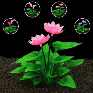 ดอกบัวหญ้าประดิษฐ์สําหรับตกแต่งตู้เลี้ยงปลา