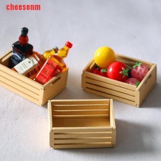 [cheesenm] ผลไม้ไม้จิ๋ว สําหรับบ้านตุ๊กตา 1:12 3 ชิ้น