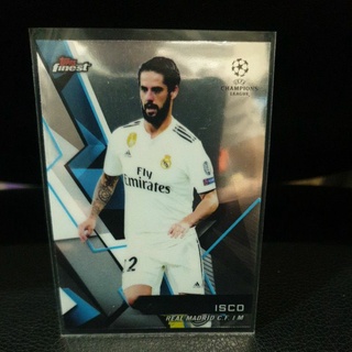 การ์ดสะสมฟุตบอล Topps finest isco