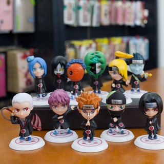 เตรียมจัดส่ง! ! ! Naruto Dolls Naruto 😍 ตุ๊กตา 11 ตัว (แยกจำหน่าย) สูง 7-8 ซม. ตกแต่งเค้ก ของขวัญ