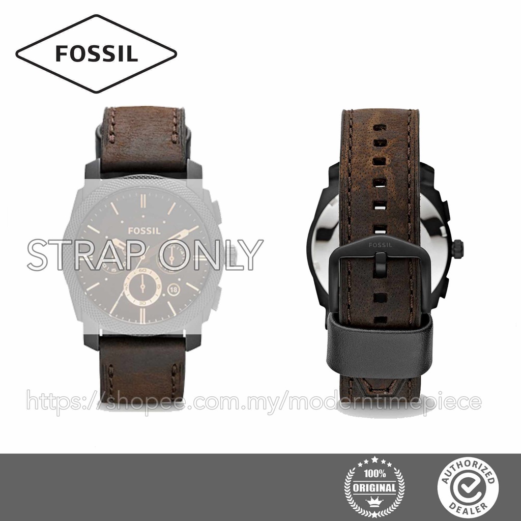 Fossil สายหนัง 22 มม. สีน้ําตาลเข้ม FS4656 Tali Fossil Authorise Dealer