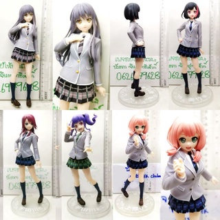 (แท้/มือ2) SEGA Yukina Minato (Roselia),Udagawa Ako,Tomoe Udagawa PM Figure BanG Dream! Girls Band Party! School Days