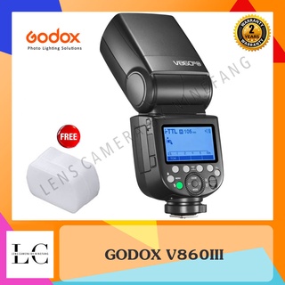 Godox V860iii V860 iii for Canon Nikon Sony  แฟลชออโต้ TTL แบตลีเธี่ยม แถมฟรีซอฟบอค ประกันศูนย์ 2 ปี