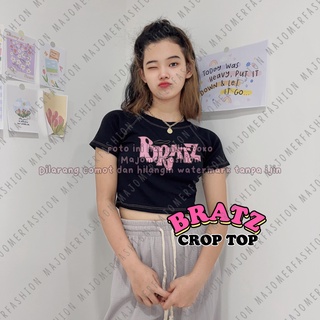 Majomer ® | Bratz CROP TOP - เสื้อยืด พรีเมี่ยม สําหรับผู้หญิง