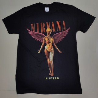 เสื้อวง​ Nirvana in utero ลิขสิทธิ์​ nirvana ปี2020.