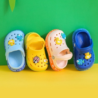 DDX01 รองเท้าเด็ก รองเท้าลำลอง แบบสวมมีรัดส้น สีสันสดใส รองเท้าแฟชั้นเด็ก