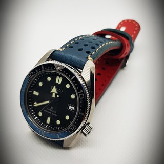 สายนาฬิกาหนังแท้ DOT GUNDUM แนวRally racing strap watch strap สายนาฬิกา พร้อมบัคเคิล