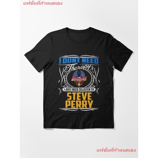 Steve Perry 1977-1998 Essential T-Shirt การเดินทาง ​วงร็อค Journey เสื้อยืดผู้หญิง เสื้อยืดผู้ชาย เสื้อยืดคอกลม เสื้อยืด