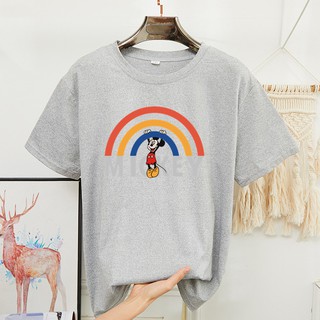 BK-2047-SHORT เสื้อยืดแขนสั้นพร้อมส่ง 8สี ลายการ์ตูน ขายดีตามเทรนด์ ลายน่ารัก สีสันสดในน่ารัก ใส่ได้ทั้งหญิงและชาย (S-XX