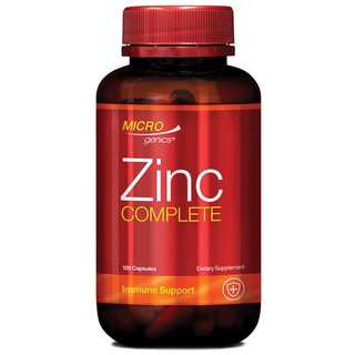 MicroGenics Chelate ZINC ซิงค์ สังกะสี 50 MG 120 แคปซูล ทานได้ 120 วัน ออสเตรเลียผลิต