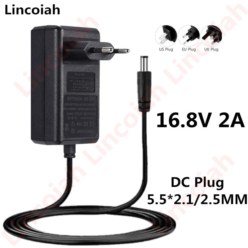 16.8V 2A ไขควงสําหรับ 18650 แบตเตอรี่ลิเธียม 14.4V 4Series 4S li-ion แบตเตอรี่ Wall Charger AC100-24