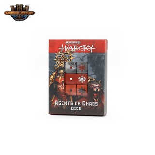 [พร้อมส่ง] Warhammer: WARCRY: AGENTS OF CHAOS DICE ลูกเต๋า