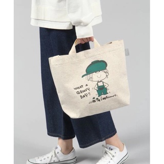 กระเป๋าสะพาย Ado Mizumori meets niko and ... 2 Way Tote Bag สีขาว ขนาด 30 x 37.5 x 10 ซม. ปรับสายได้