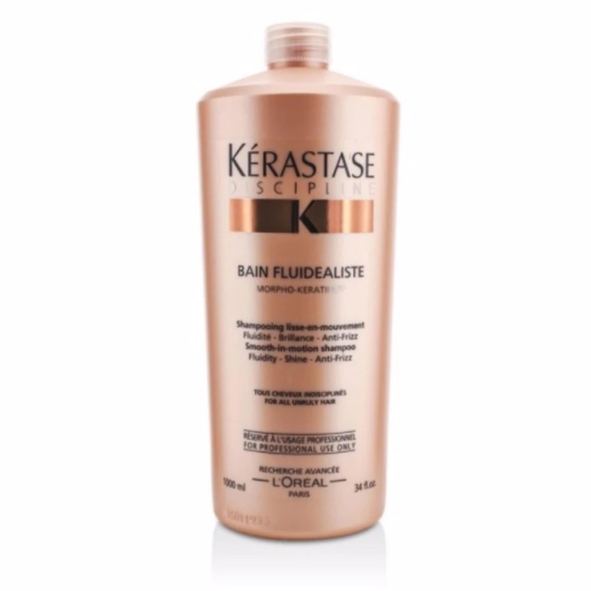Kerastase Discipline Bain Fluidealiste Smooth-in Motion Shampoo (For All Unruly Hair) 1000 ml.