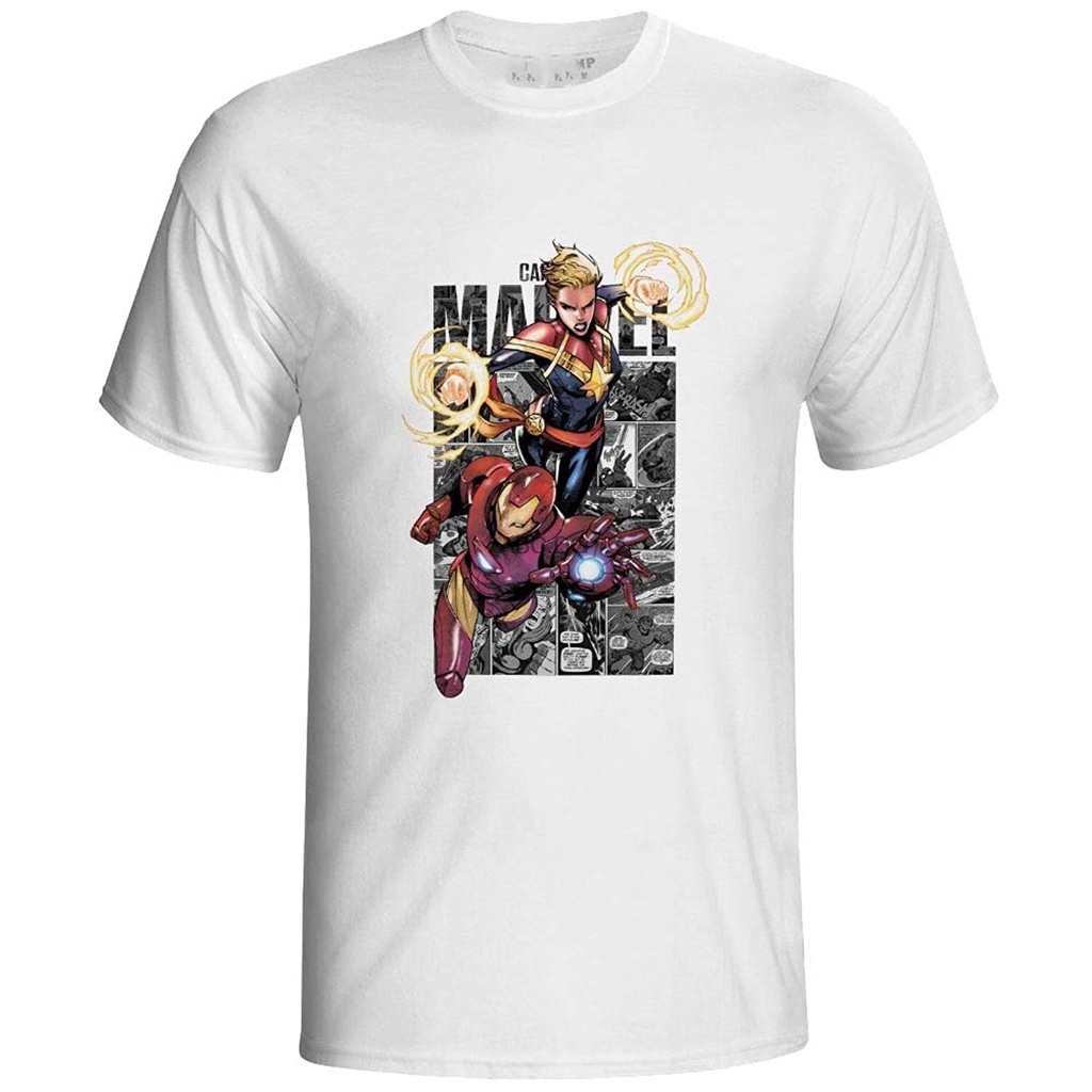 Captain T-Shirt Superhero Comics Design Brand Skate T Shirt