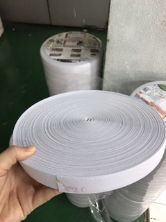 ยางสำหรับทำขอบกางเกง นำไปทำ face shield ได้ พร้อมส่ง ขายยกม้วน ม้วนนึงทำได้ประมาณ​100 ชิ้น ยาว 36 หลา หนาประมาณ ​1 นิ้ว