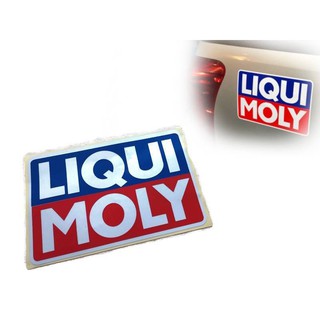 สติ๊กเกอร์ Liquid Moly ไซส์ 12.6 x 8.3 cm งานตัดสะท้อนแสง