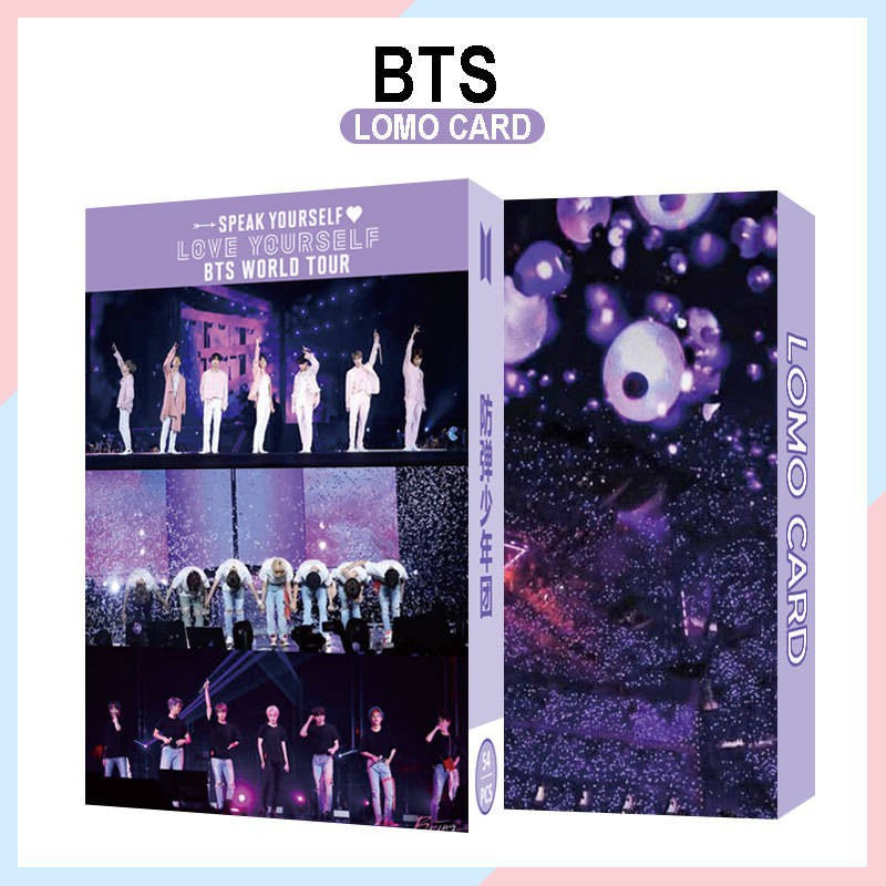 ♀❇BTS กระสุนไพ่ขนาดเล็กวัยรุ่น โลก ทัวร์ทัวร์อัลบั้ม 54 LOMO Card Ming Post Fan Collection Cards