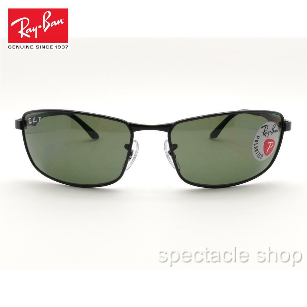 【Original】R&B Fashion Sunglasses Rb 3498 002/9A Black Polarized Green ...