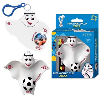 2022 Fifa World Cup Mascot La Eeb Keychain Qatar Pendant Soccer Fan Soft Gum Doll