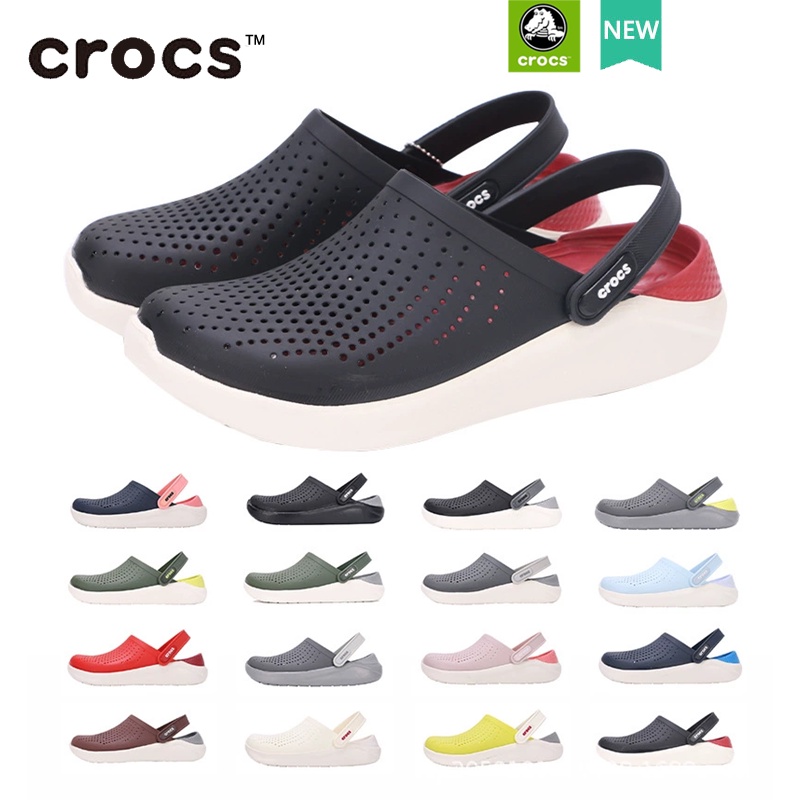 รองเท้า crocs แท้ รองเท้าแตะ Crocs Literide กันลื่น น้ําหนักเบา เหมาะกับเดินชายหาด แฟชั่นฤดูร้อน#204592