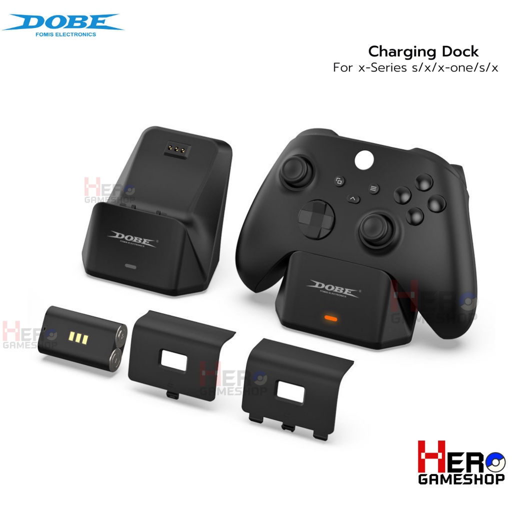 [Dobe] Charging Dockแบตเตอรี่ 1200mAh 🇹🇭พร้อมส่งในไทย🇹🇭 พร้อมแท่นชาร์จจอย แท้ จอย Xbox One/ Xbox Series S/ Xbox Series X