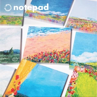 notepad กระดาษโน้ต โพสอิท givememuseums ขนาดกำลังน่ารัก เหมาะกับเขียนเป็นการ์ดโอกาส/ข้อความสำคัญต่างๆ มีหลายลายให้เลือก