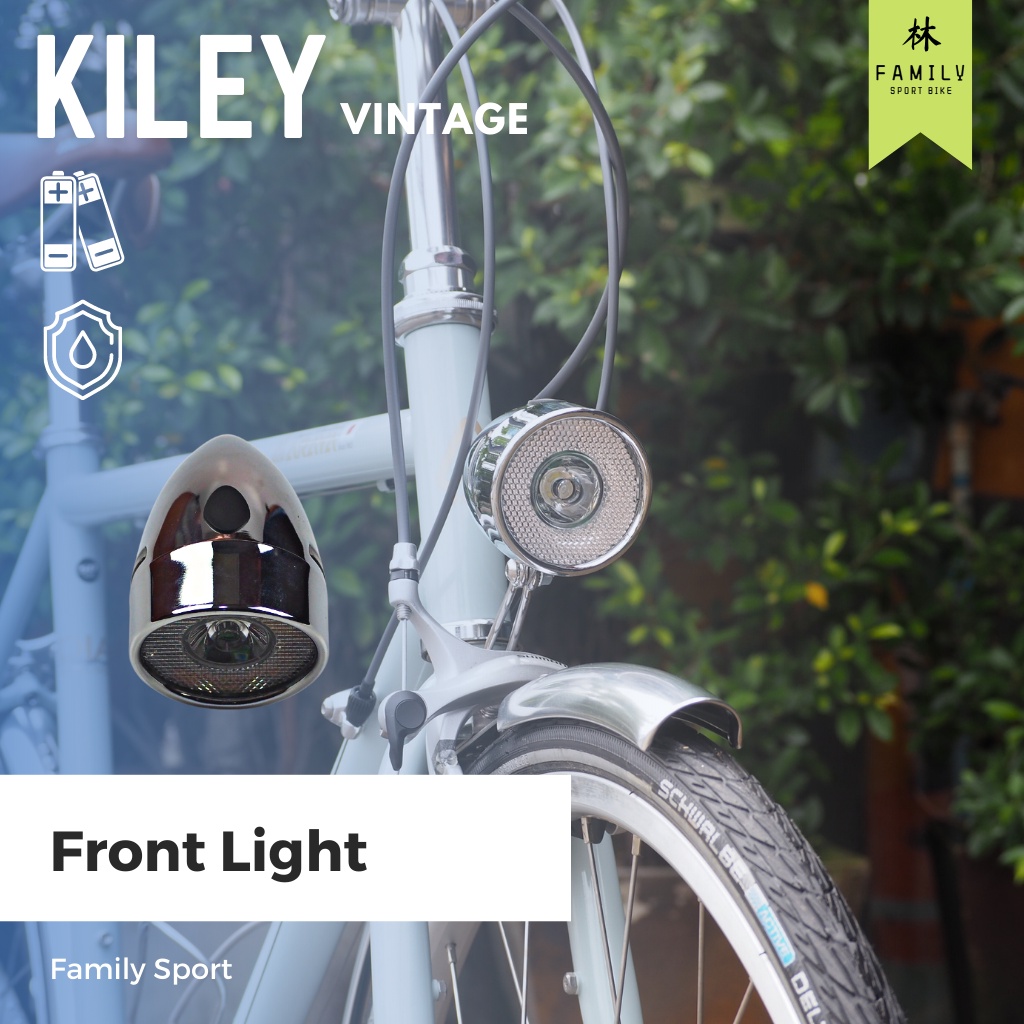 ไฟหน้าจักรยานวินเทจ KiLey x Fun