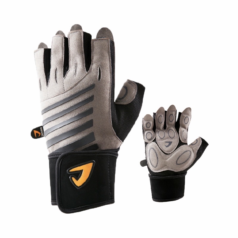 Jason ถุงมือฟิตเนส หนังพรีเมี่ยม รุ่น X-Fire (X-Shield)