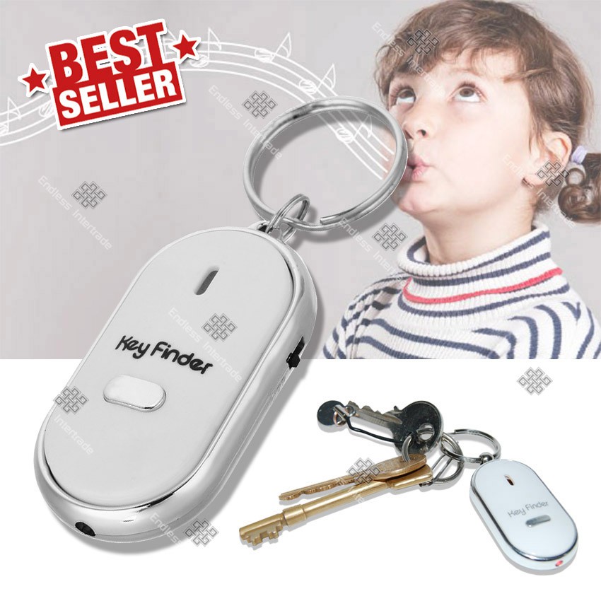 Elit พวงกุญแจค้นหาของ กันลืม Key Finder ระบบผิวปาก มีไฟ LED เสียงดัง 80dB ตัวช่วยหากุญแจ กระเป๋า มือถือ