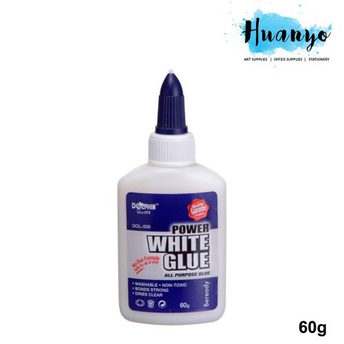 [HUANYO] Dolphin PVA White Glue 60g