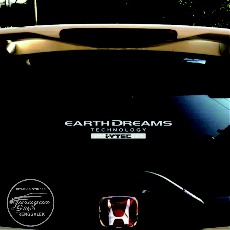 สติ๊กเกอร์ตัด Earth Dreams ivtec สําหรับรถยนต์