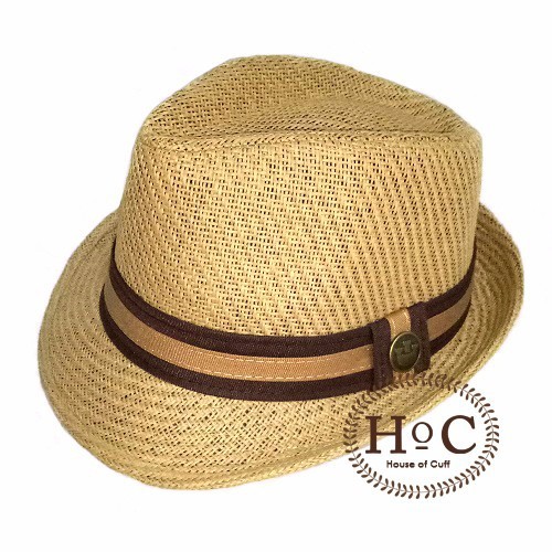 หมวก Houseofcuff Fedora FEDORA LISTED BROWN