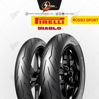 ยาง/ยางรถมอเตอร์ไซค์/ยางบิ๊กไบค์ PIRELLI DIABLO ROSSO SPORT 14" ยางสปอร์ตถนนลายสายฟ้า สําหรับสกู๊ตเตอร์ 100-400cc.