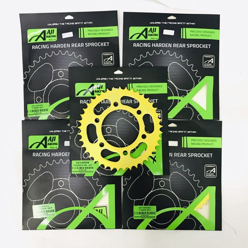 Aji Racing Y15ZR Y15 FZ150 Harden 428 เฟืองด้านหน้า 14T 15T ด้านหลัง 38T 40T 41T 42T