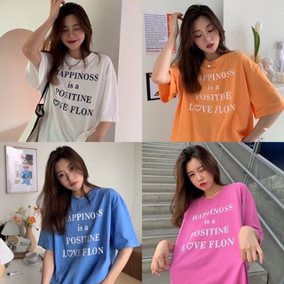 🔥🔥(พร้อมส่ง‼️)🔥🔥เสื้อยืดทรงOversize  No.345