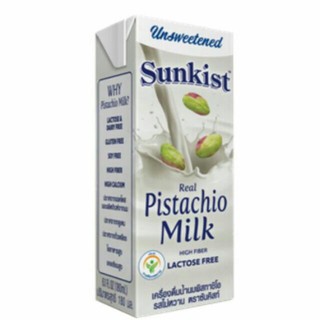 ราคาพิเศษ!! ซันคิสท์นมยูเอชทีพิชทาชิโอ รสไม่หวาน  180มล. 12 กล่อง จัดส่งเร็ว🚛💨