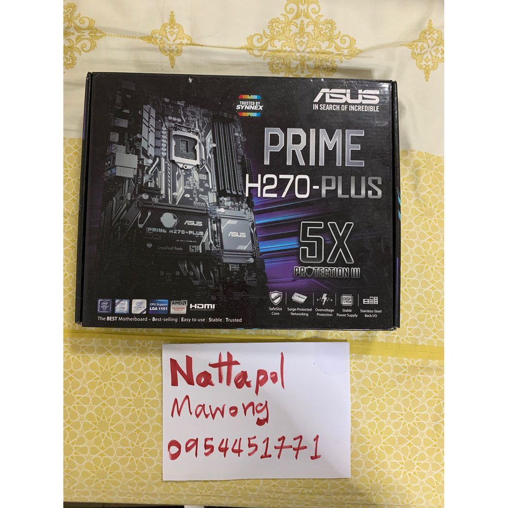 ขาย เมนบอร์ด Asus Prime-H270-Plus