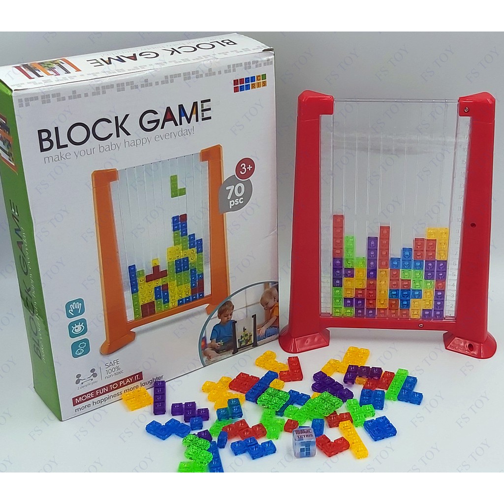 TOY ของเล่น เด็ก  3D สามมิติคริสตัล TETRIS BLOCK GAME ตำนานเกมส์ที่จับต้องได้ มีคุณค่า น่าสะสม [TC20