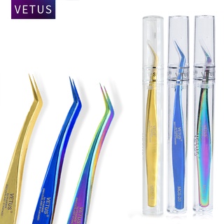 Yelix แหนบสเตนเลส สีทอง สีฟ้า หลากสี สําหรับแต่งหน้า Vetus MCS-20 Series