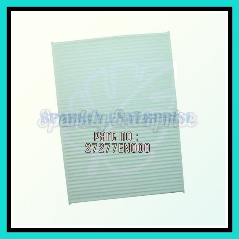 NISSAN X-RAIL II CABIN FILTER - 27277EN000 CABIN FILTER