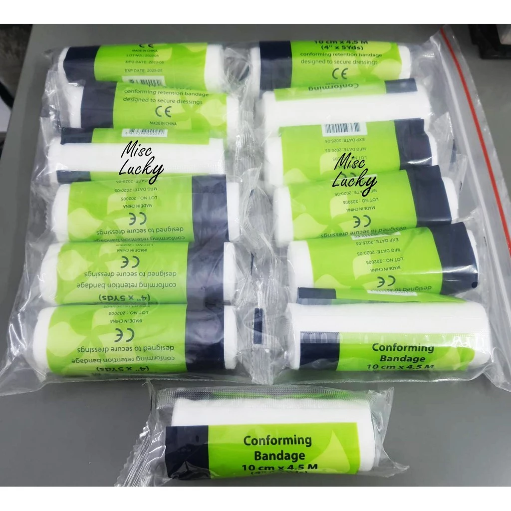 Conforming Bandage ผ้าก๊อซยืด 4"x5y (12ม้วน/แพค)
