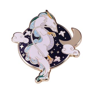 River Spirit Haku Hard Enamel Pin Spirited Away Anime Fans Art Decor