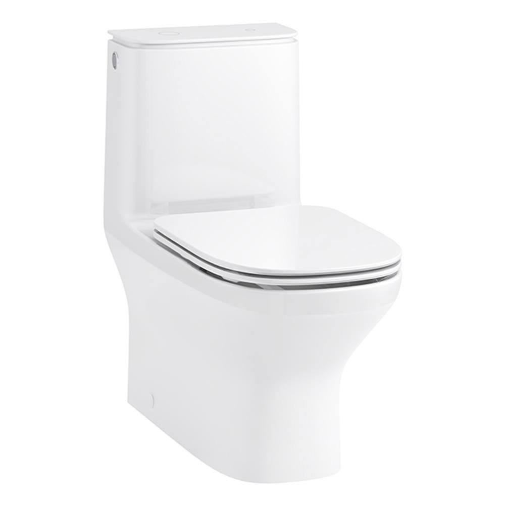 Sanitary ware 2-PIECE TOILET KOHLER K-20614X-TF-0 3/4.5L WHITE sanitary ware toilet สุขภัณฑ์นั่งราบ สุขภัณฑ์ 2 ชิ้น KOHL