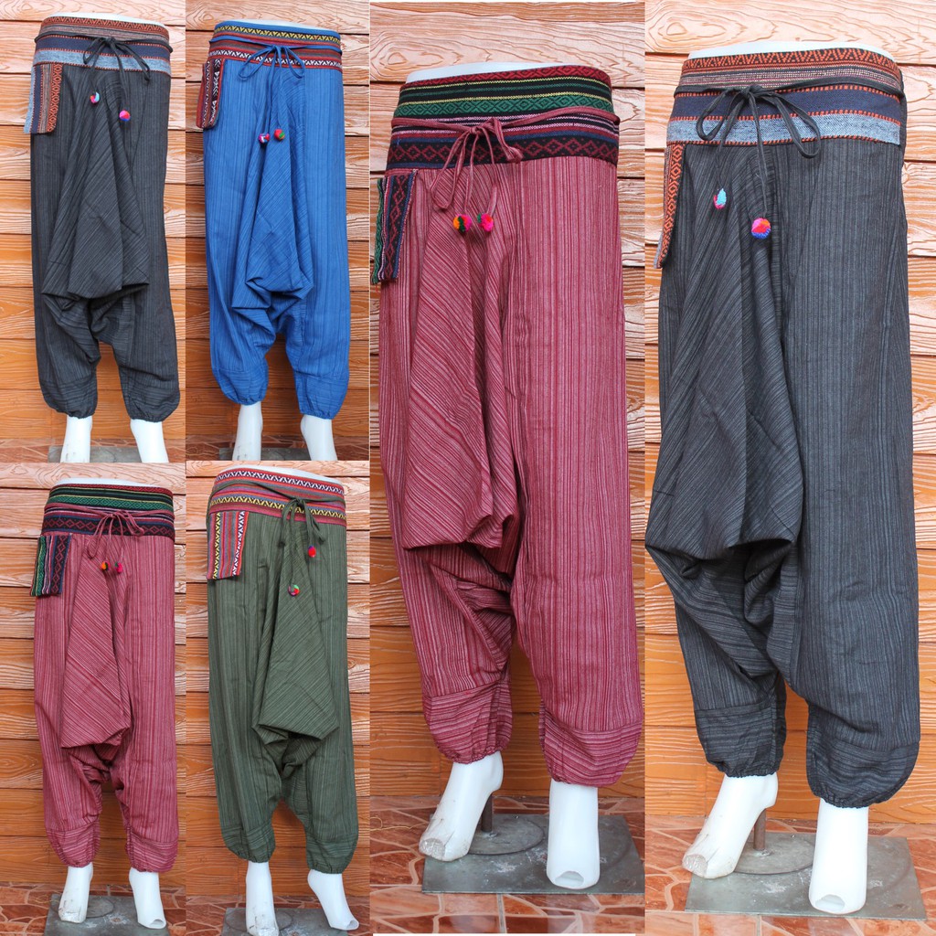 กางเกงขายาว กางเกงม้งสวมใส่สบาย