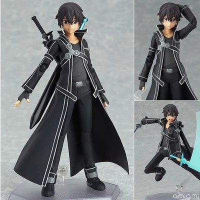 ฟิกเกอร์ Figma 174 SAO Sword Art Online Kirito tonggu and people Super ...