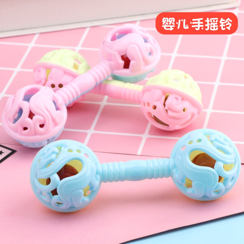 ของเล่นเขย่ามือ แบบสองหัว เพื่อการเรียนรู้เด็ก