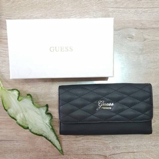 กระเป๋าสตางค์ใบยาวหนังนิ่ม Guess leather wallet กระเป๋าสตางค์ใบยาว